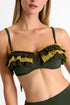 Shan Mia Mesh bandeau bikini top